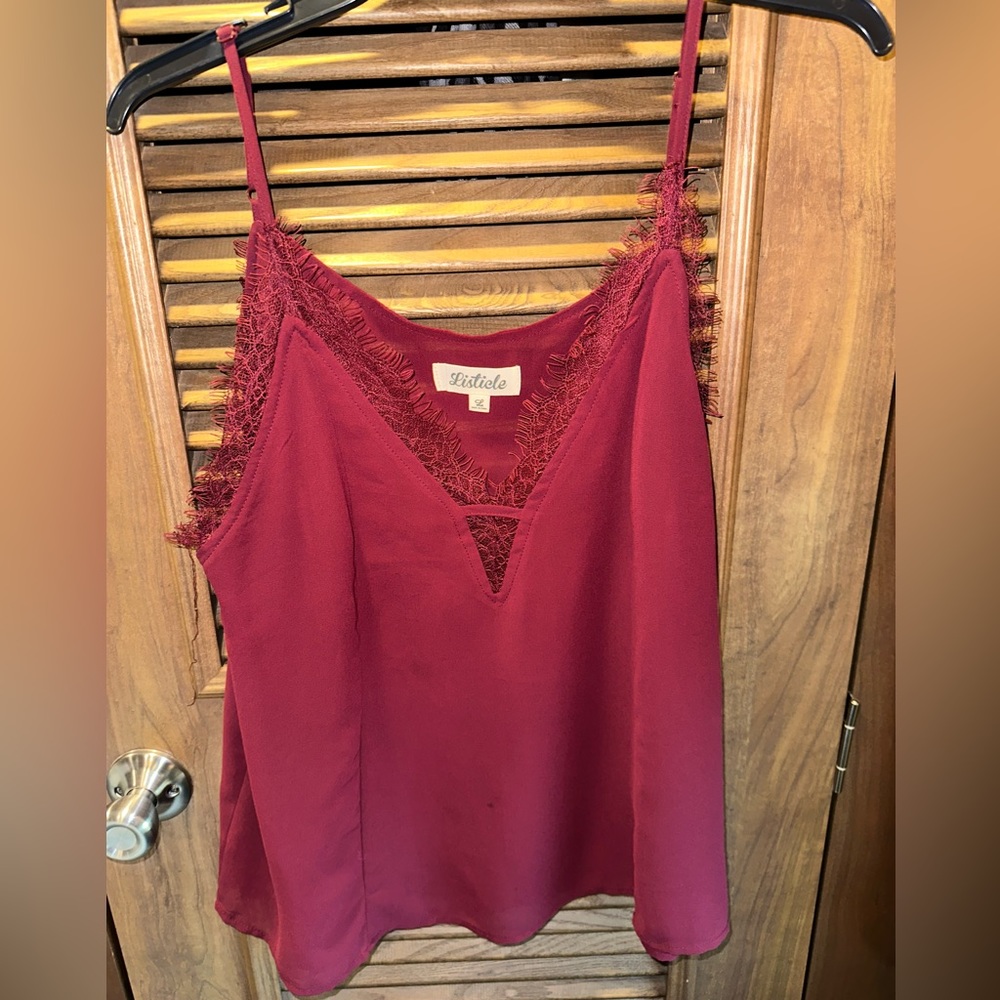 Chiffon Lace Camisole